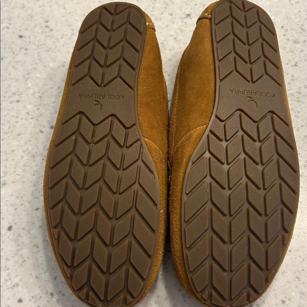 Women’s Koolaburra Tan Suede Slip-On Loafers - Picture 3 of 6